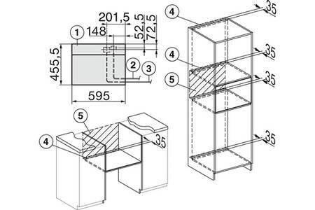 Four encastrable Miele FOUR VAPEUR MICRO-ONDES ENCASTRABLE DGM 7845 NR – Image 4