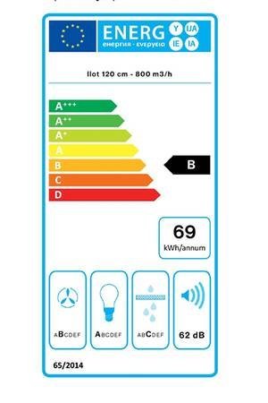 Hotte îlot Falmec EUROPA2631 120cm – Image 3