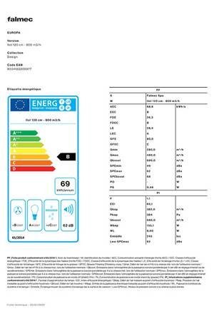 Hotte îlot Falmec EUROPA2631 120cm – Image 4