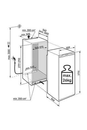 Congélateur armoire Liebherr SIFNAD 5188 617 - Encastrable 178 cm – Image 7