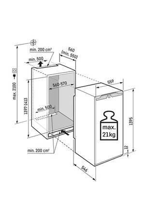 Congélateur armoire Liebherr SIFNDI 4556-22 - Encastrable 140 cm – Image 7