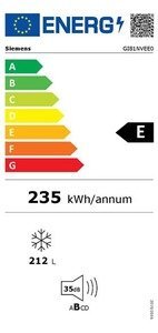Congélateur armoire Siemens GI81NVEE0 - Encastrable 177cm – Image 7