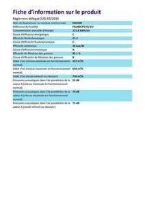 Hotte décorative murale Falcon FALHDCP110SC/-EU INOX CHROME EVAC / 110 CM – Image 4