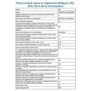 Sèche-linge pompe à chaleur Aeg T8DED954E – Image 3