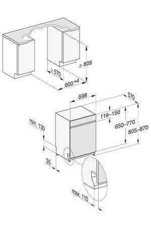 Lave-vaisselle encastrable Miele G7210 SCI NOIR - ENCASTRABLE 60 CM – Image 10