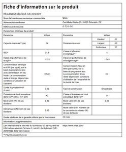 Lave-vaisselle encastrable Miele G7210 SCI INOX - ENCASTRABLE 60CM – Image 9