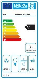 Plaque de cuisson avec hotte intégrée Aeg TU84CF43CB Recyclage – Image 11