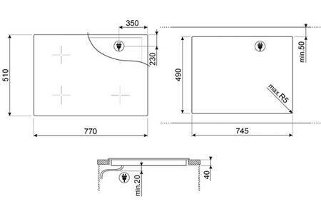 Plaque vitrocéramique Smeg SE484EMTD – Image 7